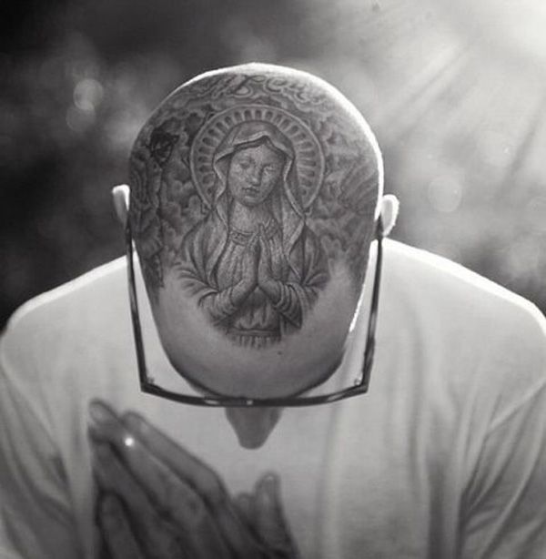 tattoo on the head - 45 Crazy Tattoos on Head  <3 <3 Bald Head Tattoo Men, Top Of Head Tattoo, Full Head Tattoo Men, Side Of Head Tattoo Men, Side Head Tattoo, Head Tattoos For Men, Head Tattoo Men, Travis Barker Tattoos, Head Tattoo Ideas