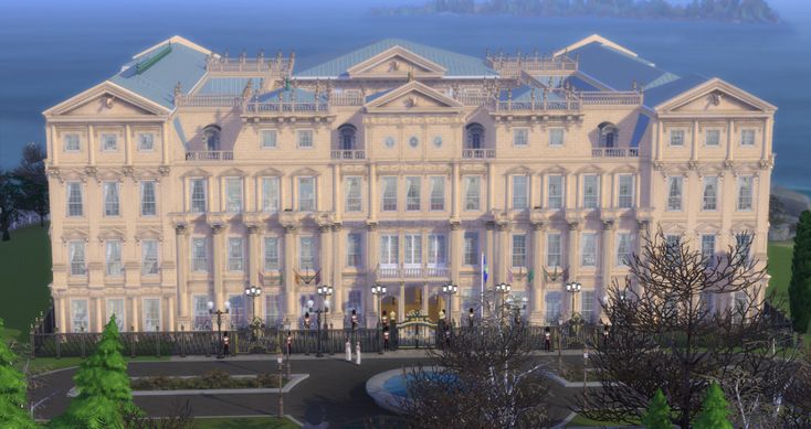 an image of a large building with lots of windows and balconies on it