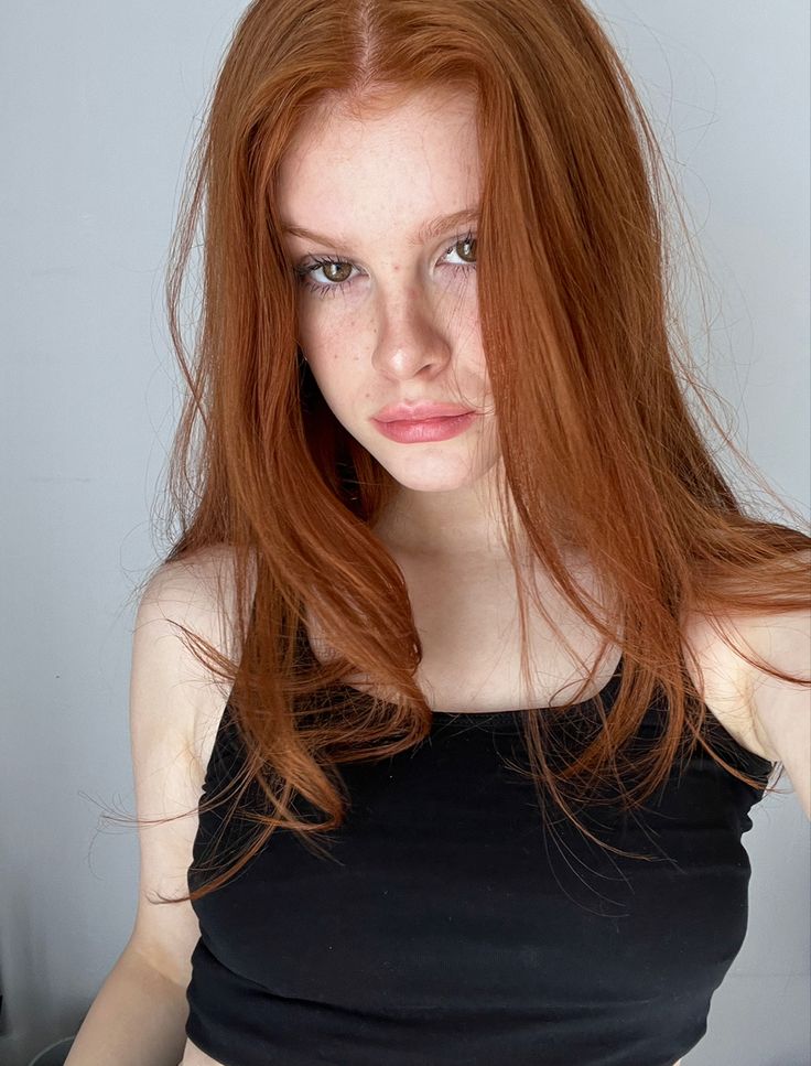 Irish Ginger Hair, Real Ginger Hair, Ginger Light Hair, Haircuts For Big Noses, Ginger Goth, Long Ginger Hair, Natural Ginger Hair, Tan Ginger, Ginger Beauty