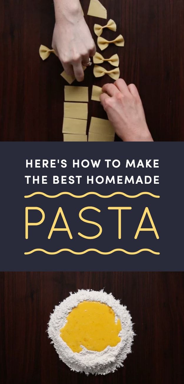 someone making pasta with the words here's how to make the best homemade pasta