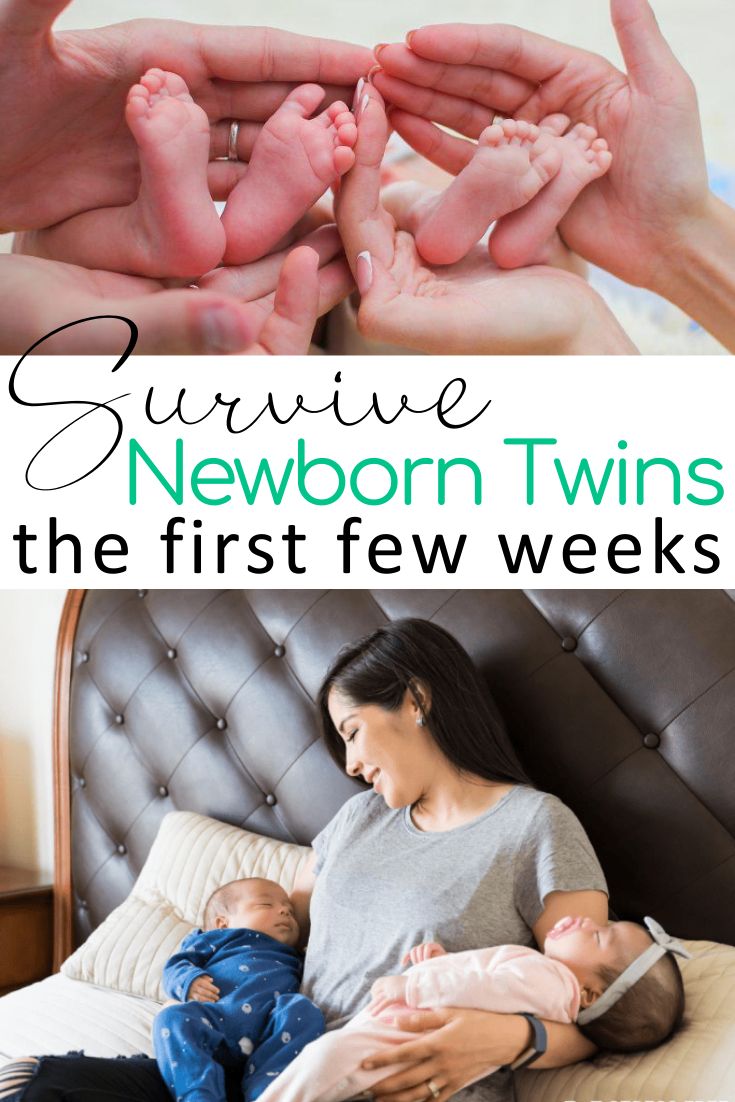 newborn twins are the first few weeks and they're very important to their parents