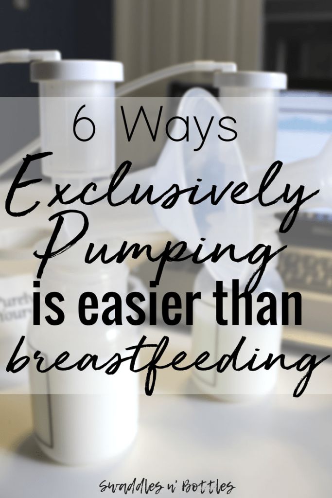 there are two cups on the table with text overlay that says 6 ways exclusively pumping is easier than breastfeeding