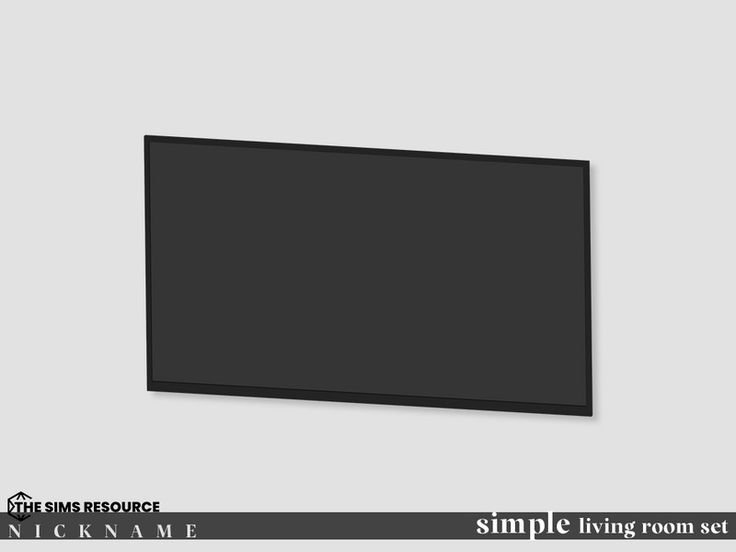 an image of a simple living room set with grey walls and black trimmings