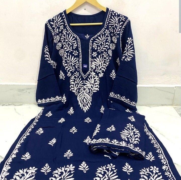 Royal blue cotton fabric with chickankaari work with plazoo Indigo Cotton Traditional Wear With Chikankari Embroidery, Indigo Cotton Sets With Chikankari Embroidery, Blue Mulmul Palazzo Set With Dabka Work, Blue Embroidered Mulmul Palazzo Set, Traditional Blue Cotton Sharara, Embroidered Cotton Blue Palazzo Set, Embroidered Blue Cotton Palazzo Set, Blue Embroidered Cotton Palazzo Set, Blue Cotton Anarkali Sharara