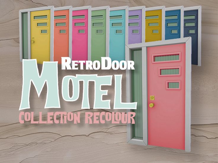 the retro door motel collection recour