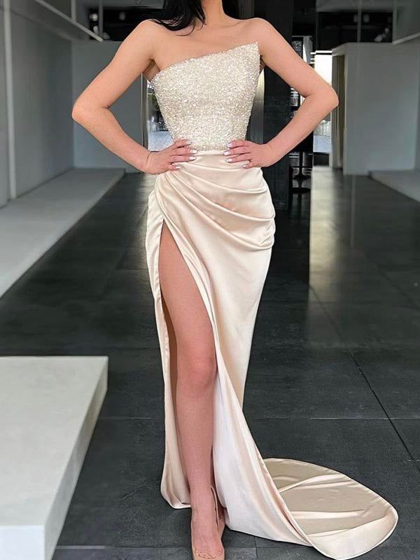 Siren Chic: Mermaid Style Evening Dresses Prom Dresses Cheap, Strapless Evening Dress, Custom Prom Dress, Prom Dress Inspiration, Long Prom Dresses, Cheap Custom, Pretty Prom Dresses, فستان سهرة, Glam Dresses