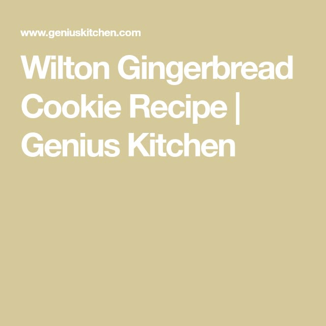 the recipe for william gingerbread cookie recipe genius kitchen