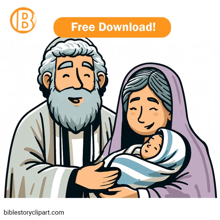 a man holding a baby in his arms with the caption free printable bible storybook