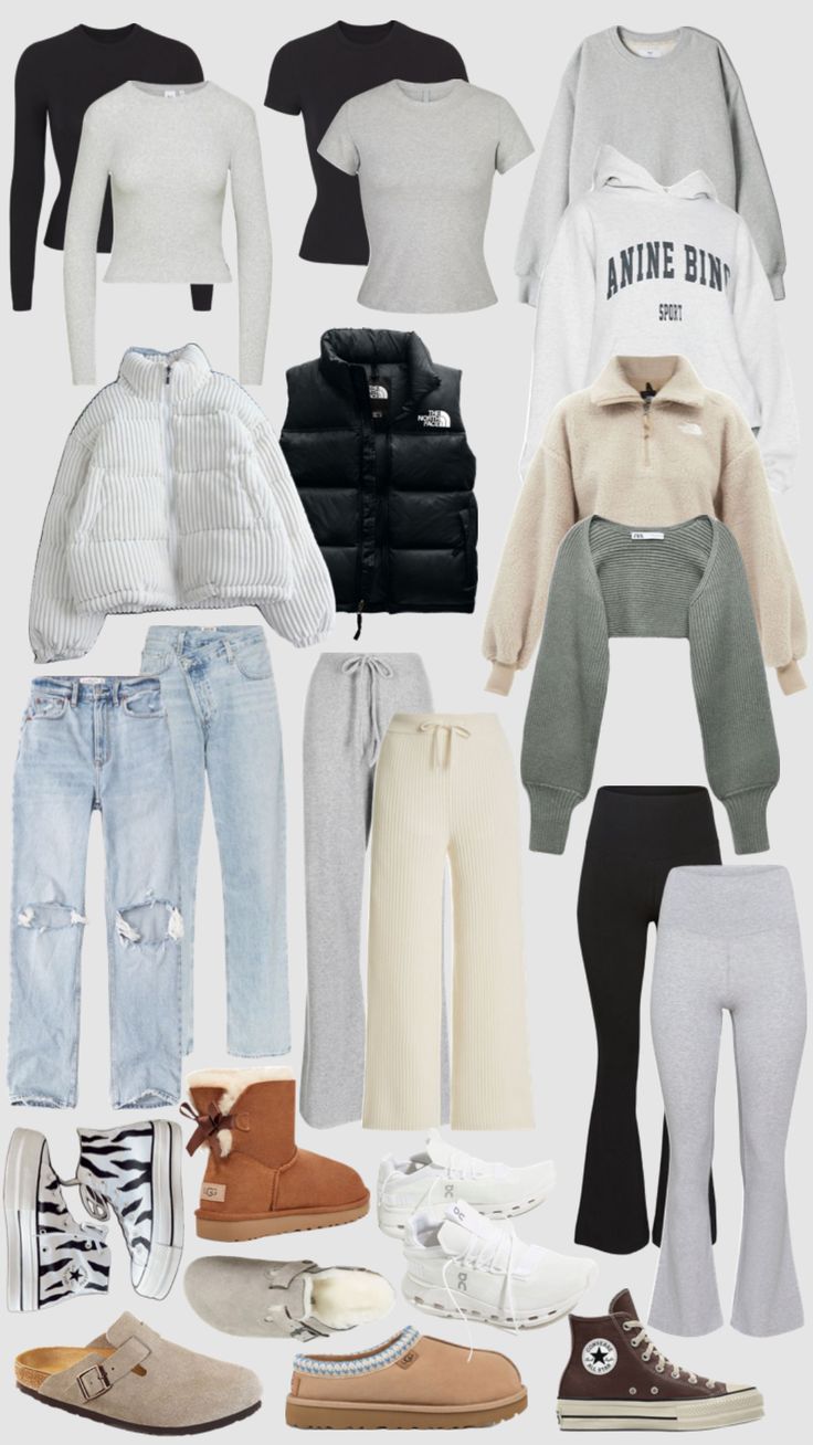 Capsule Wardrobe Teenage Girl, Winter Essentials Clothes Women, Teen Capsule Wardrobe, Stockholm Winter, Winter Essentials Clothes, York Outfits, New York Outfits, Color Combinations For Clothes, Winter Capsule