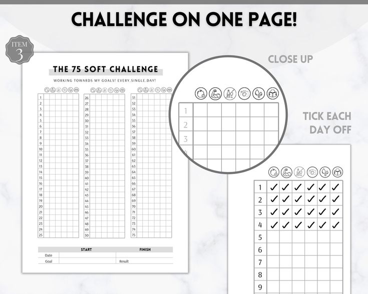 a printable game with the text challenge on one page