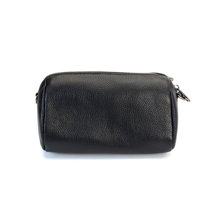 Élise Crossbody – a sleek and sophisticated accessory designed for the modern woman on the go. Materials: Made from durable, high-quality leather. Interior: 1 large compartment with 2 inside zippers and 2 pockets. Exterior: Zipper pocket. Adjustable Strap Size: 27- 51 inches Modern Black Cosmetic Bag With Zipper Closure, Compact Black Bag With Zipper Closure, Daily Use Crossbody Box Bag With Silver-tone Hardware, Black Riveted Crossbody Bag, Black Shoulder Bag With Zipper Pocket For On-the-go, Leather Interior, Free Bag, High Quality Leather, Modern Woman