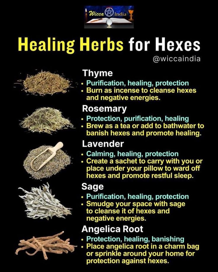 Healing Rituals Witchcraft, Hex Herbs Witchcraft, Herbs For Banishing Spells, Spells For Health And Healing, Protection Herbs Witchcraft, Protection Herbs Magick, Healing Herbs Witchcraft, Hexing Herbs, Witch Herbs And Their Uses