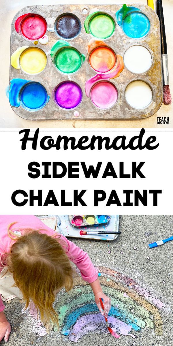 Homemade sidewalk chalk paint for kids - Summer fun for Kids #summerfun #summercraft #kidsactivities #kidscrafts Chalk Paint For Kids, Sidewalk Chalk Paint Recipe, Homemade Sidewalk Chalk, Arts N Crafts, Paint For Kids, Sidewalk Chalk Paint, Chalk Paint Recipe, Homemade Chalk Paint, Homemade Chalk