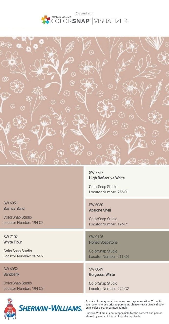 the color scheme for sherylin williams's new wallpaper collection, which is available