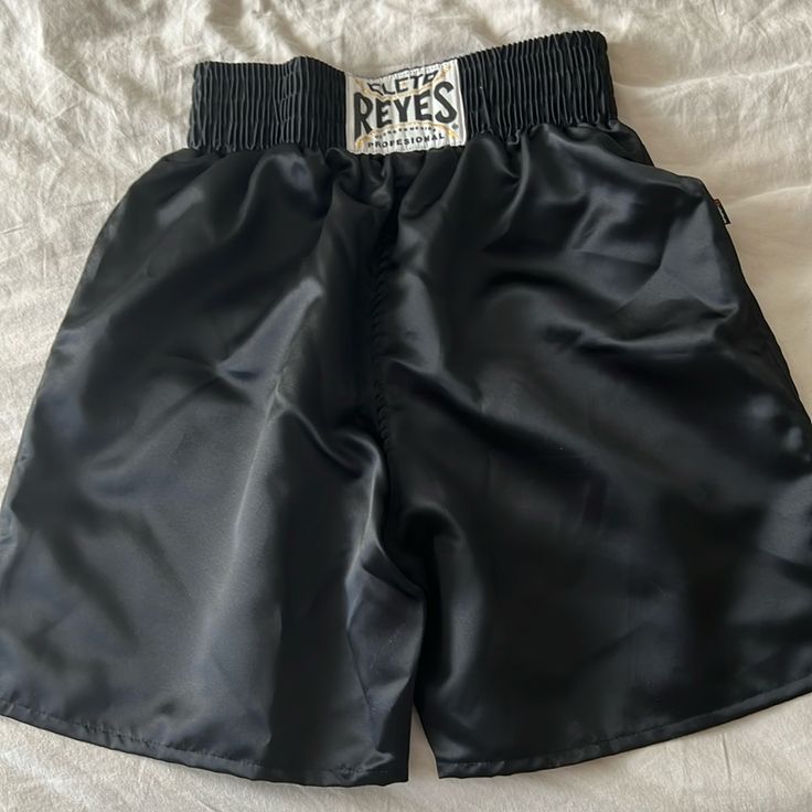 Cleto Reyes Boxing Mma Fight Shorts In Black With White Logo Never Worn. Too Small For Me Sporty Shorts For Boxing, Black Short Length Boxer Briefs For Training, Black Boxer Briefs For Training, Boxing Trunks, Boxing Clothes, Mma Clothing, Boxing Boots, Mma Shorts, Boxing Champions