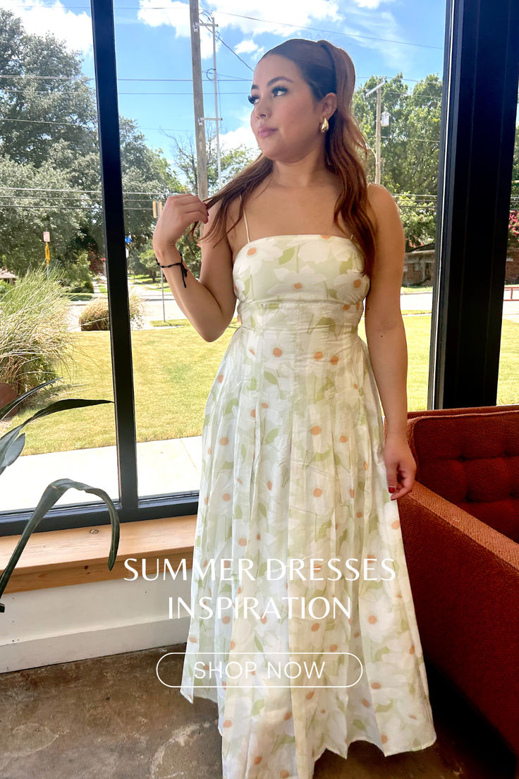 Shop our entire selection of long summer dresses, summer maxi dresses, and the perfect casual summer dresses! Step out this season in full summer dress aesthetic. Flowy Floral Print Maxi Dress With Ruffled Straps, White Floral Print Cottagecore Maxi Dress, Flowy Floral Maternity Dress, Flowy Floral Maxi Dress, Flowy Floral Print Maternity Midi Dress, Feminine Floral Print Maternity Maxi Dress, Summer Dresses For Wedding Guest, Summer Romance, Dress Aesthetic