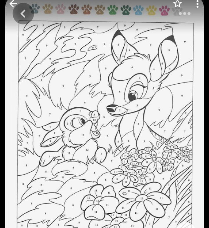 a coloring book with an image of the fox and the hound