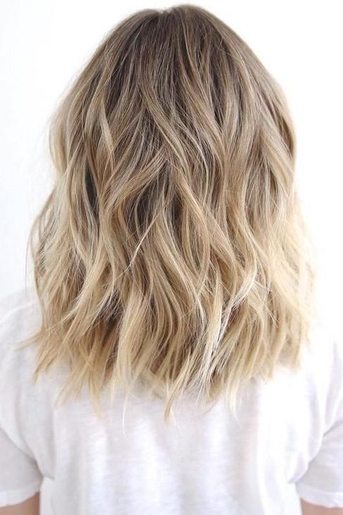 Beachy Waves Hair, Medium Shag Haircuts, Balayage Blond, Blond Balayage, Beautiful Blonde Hair, Dirty Blonde Hair, Super Hair, Short Hair Balayage, Trendy Hair Color