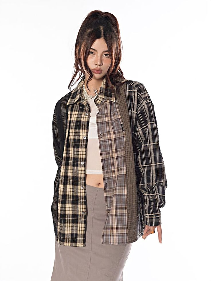 Look no further - the Color Block Patchwork Plaid Shirt from Nightcity Clothing is a must-have this season! This oversized fit shirt adds the perfect touch of style to any outfit. Its comfortable fit and unique design will have you feeling confident whether you're out on the town, or lounging around in casual comfort. Easily pair it with your favorite pair of jeans, or add a bit of color to an already chic skirt. Get ready to take on the day in this Color Block Patchwork Plaid Shirt.
Gender: Wom Plaid Shirt Outfits, Chic Skirt, Chic Skirts, Feeling Confident, Urban Wear, Shirt Outfit, Plaid Shirt, Oversized Fits, Workout Shirts