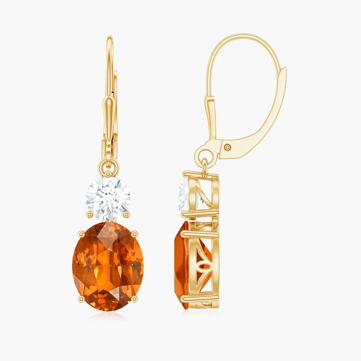 Product Details These earrings combine an oval-shaped Lab Created Orange Sapphire with a round-shaped Zircon, creating a captivating blend. The lever back closure ensures effortless and comfortable wear. These earrings elevate your jewelry game with elegance, providing a fantastic choice to add a touch of sophistication to any outfit. Product Information SKU SHP-EARRINGS052310124 Weight 2.93 gm (Approximate) LAB CREATED ORANGE SAPPHIRE INFORMATION No.of Stones 2 Pieces Total Weight 8.00 Carat (Approximate) Dimension(approx) Oval-8X10 mm-2 Pcs Color Orange Cut Brilliant Shape Oval Setting Type Prong-Setting Quality Grade AAAA ZIRCON INFORMATION No.of Stones 2 Pieces Total Weight 1.05 Carat (Approximate) Dimension(approx) Round-5X5 mm-2 Pcs Color White Cut Brilliant Shape Round Setting Type Orange Cut, Orange Sapphire, Round Moissanite, Evening Outfits, Sapphire Earrings, Orange Color, Prong Setting, Sapphire, Dangle Drop Earrings