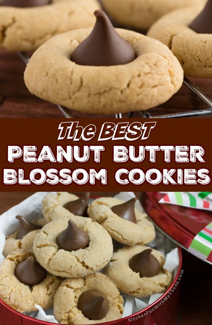 the best peanut butter blossom cookies recipe