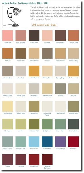 the color chart for california paints, including different shades and colors on each side of the page