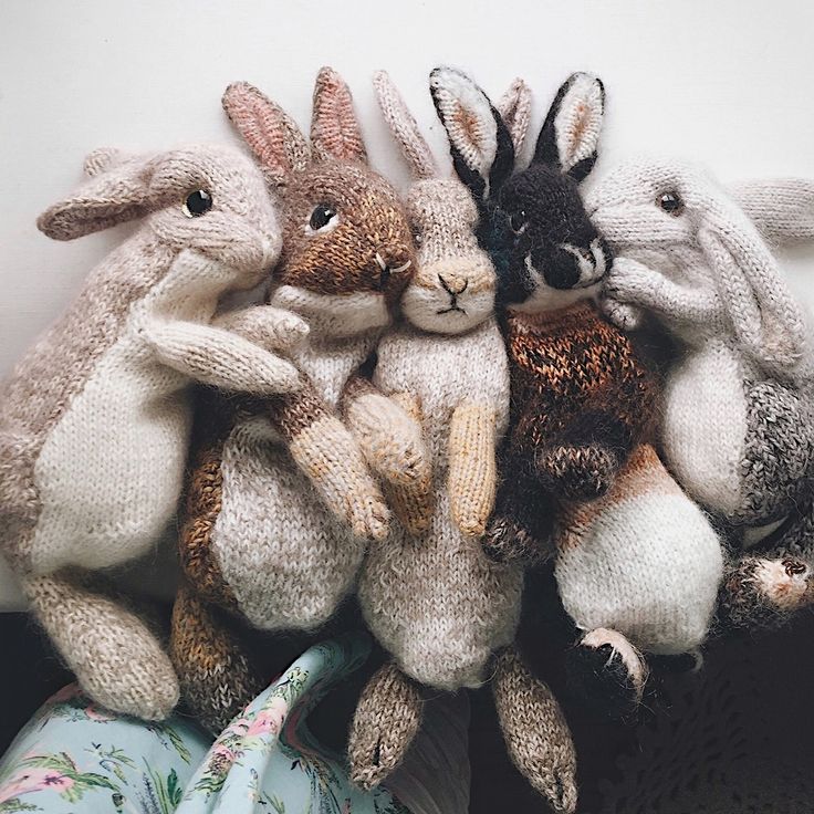 a group of stuffed animals sitting next to each other