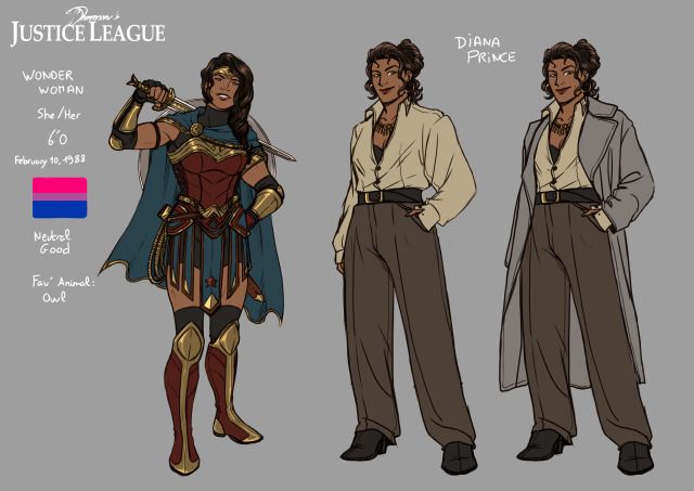 some character designs from the movie justice league