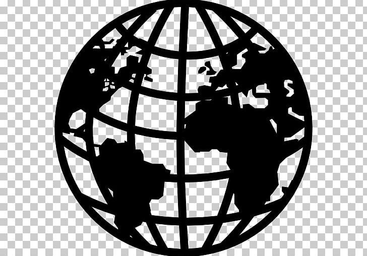 the world globe is shown in black and white, with an image of people on it