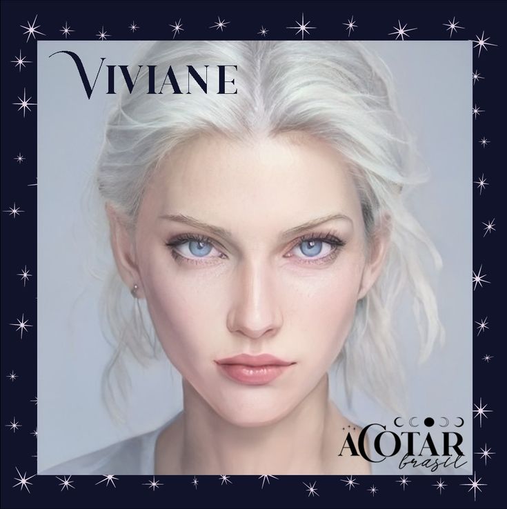 a woman with white hair and blue eyes is featured on the cover of vivane magazine