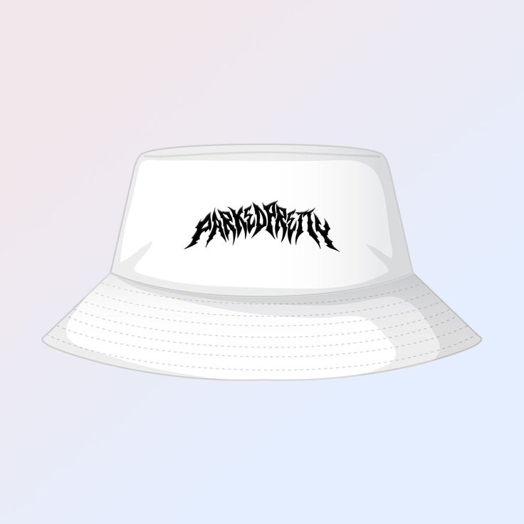 NEW Embroidered Bucket Hat with our Metal font inspired design! Available in white and black.Stitched to order! Arrives after 10-14 business days (includes production time)! White Hip Hop Hat For Streetwear, White Snapback Hat With Logo, White Cap With Logo Print, White Cap With Logo, Streetwear Bucket Hat With Letter Print And Curved Brim, Adjustable White Hat With Logo Print, White Curved Brim Hat With Logo, White Flat Brim Bucket Hat For Streetwear, Streetwear Bucket Hat With Embroidered Logo And Curved Brim