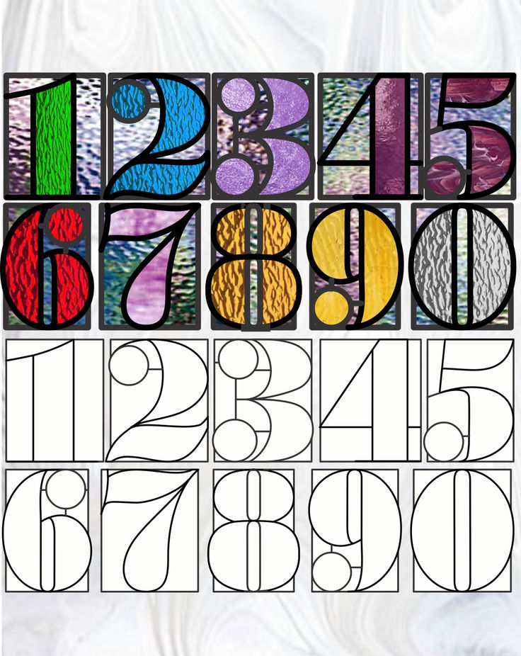 font, numbers 0-9, stained glass, glass patterns, transom pattern numbers, pdf download, #font#fontpatterns#stainedglass Stained Glass Table Numbers, Stained Glass Initials, Stained Glass Address Signs, Stained Glass Alphabet Patterns, Stained Glass Rectangle, Stained Glass Name Signs, Simple Stained Glass Pattern, Stained Glass Lettering, Stained Glass Funny