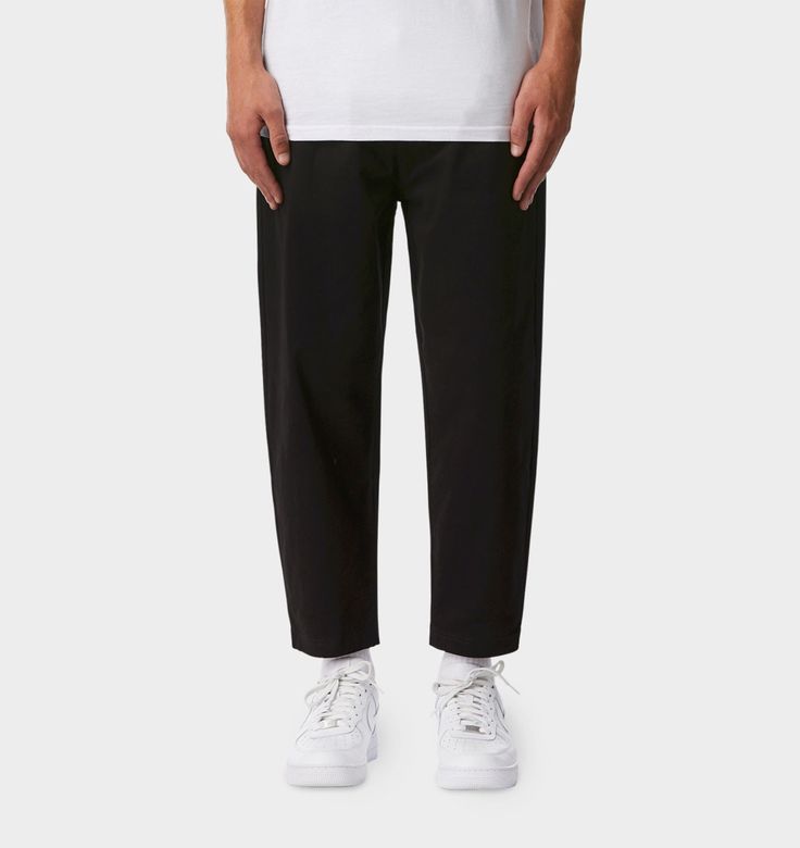 The Kobe Pant draws its inspiration from Japan's simplistic, yet sophisticated streetwear landscape, a design aesthetic of huge influence to the I Love Ugly creative team. Made from an improved, starchy yet smooth cotton fabric with a touch of stretch, these are designed for anyone wanting that wide leg cropped pant fit. A simplified design that can serve as a staple in your line up. Pair with a select from our Box Tee range for a smart easy-going ensemble. Male Model: 185cm (6ft) Height // 75kg Black Breathable Sweatpants For Streetwear, Black Full-length Cotton Chinos, Pants Drawing, I Love Ugly, Wide Leg Cropped Pants, Skirt Co Ord, Crew Shirt, Slim Fit Pants, Slim Pants