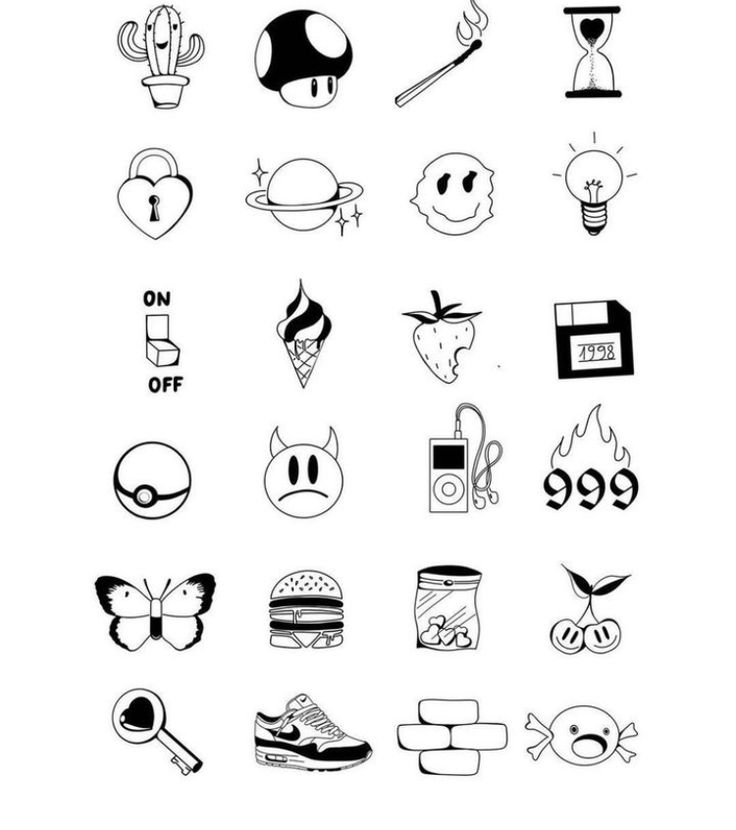 an image of different types of stickers on a white background with the words, i love