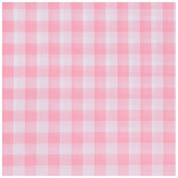 a pink and white checkered fabric