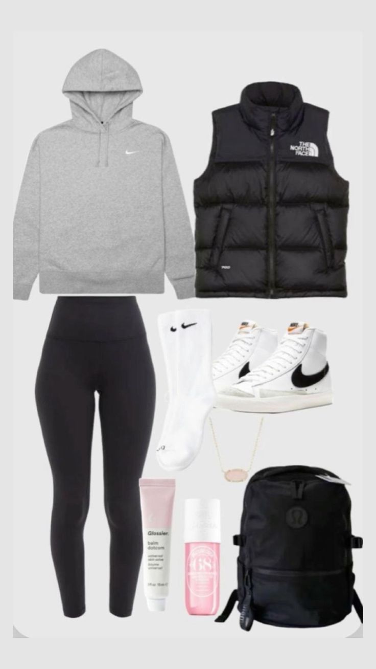 Cute Nike Outfits, Back To School Outfit, Casual Preppy Outfits, Cute Lazy Outfits, Cute Lazy Day Outfits, Lazy Outfits, Cute Preppy Outfits, Cute Comfy Outfits, Simple Trendy Outfits