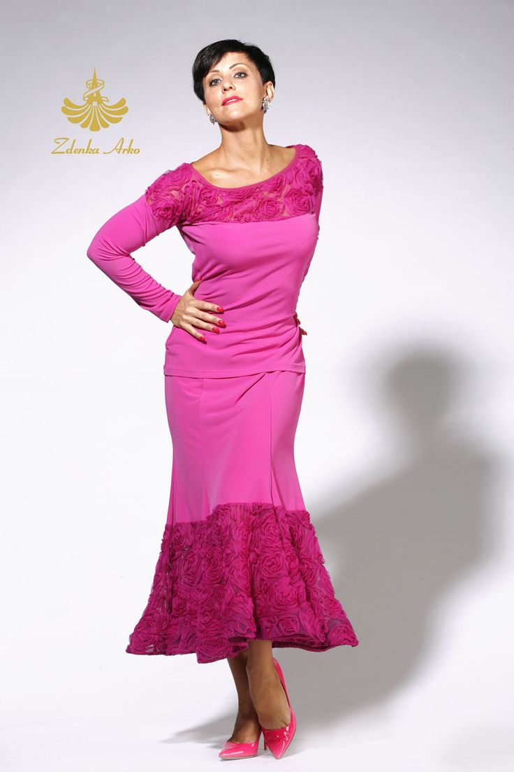 Free Australian Shipping - best price worldwide. Special order item subject to availability of trim. This high quality, elegant dance skirt is made using easy care, wrinkle-free fabric. A stunning piece versatile enough for all occasions. Avail XS to XL. Avail in all Zdenka Arko colours with black or Fuchsia trim. Have a colour in mind? - just ask. Zdenka Arko Dancewear & Evening Wear is loved by ladies of all ages especially those of us with curves - the fabric falls beautifully without clingin Ballet Poses, Dance Tops, Dance Skirt, Natural Beauty Tips, Free Fabric, Black Trim, Ballroom, Cut And Style, Dance Wear