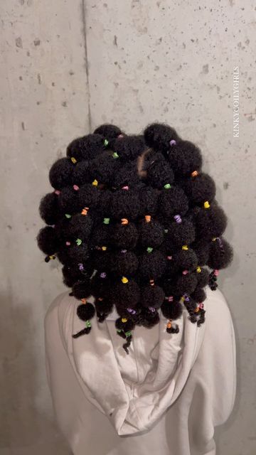 KIDS NATURAL HAIR | LIFESTYLE on Instagram: "Bubble braids…no extensions! October bookings opens Monday next week. #kidsnaturalhairstyles #kidsnaturalhair #longnaturalhair #naturalhairsalon #4ckidshair" Hairstyles To Do On Natural Black Hair, Box Bubble Braids, Bubble Natural Hairstyle, Bubble Braids Aesthetic, Bubble Braid Afro Hair, Black Bubble Braids, Bubble Hairstyle Natural Hair, Natural Kids Hairstyles Black, Puffball Hairstyles Natural Hair