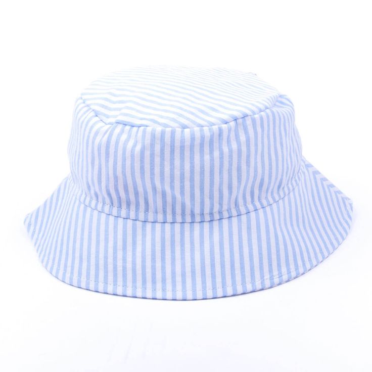 This Stripe Sun Hat is the perfect way to keep your little one from getting too much sun while still letting them have some fun! With UPF 50+ protection, this hat helps ensure your toddler stays safe in the sun. Available in sweet colors to suit your style, you can personalize this kids' bucket hat with a monogram for that extra special touch. Summer Lightweight Adjustable Bucket Hat, Cute Summer Sun Hat For Playtime, Playful Adjustable Hats With Upf 50+, Lightweight Adjustable Fit Summer Bucket Hat, Summer Sun Hat With Uv Protection For Playtime, Playful Sun Hat With Upf 50+ And Adjustable Fit, Summer Hats With Uv Protection For Playtime, Playful Adjustable Sun Hat With Uv Protection, Playful Sun Hat With Uv Protection And Adjustable Fit