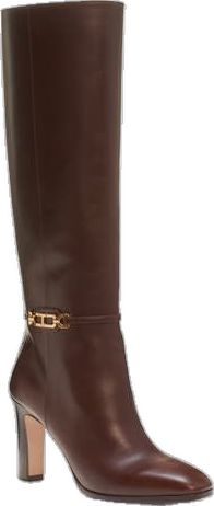 Elegant Boots With Horsebit Detail For Work, Luxury Formal Platform Boots, Chic Formal Boots With Horsebit Detail, Chic Brown Platform Boots For Formal Occasions, Saddle Brown, Tom Ford, Knee High Boots, Saddle, Knee High