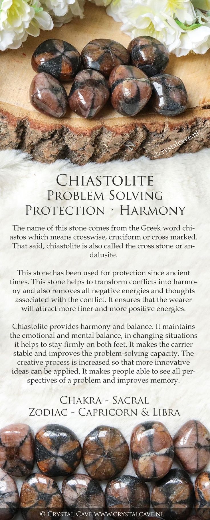 Chiastolite Crystal Meaning, Chiastolite Meaning, Crystal Identification, Crystal Properties, Crystal Cave, Crystals Healing Properties, Spiritual Crystals, Crystal Therapy, Crystal Healing Stones