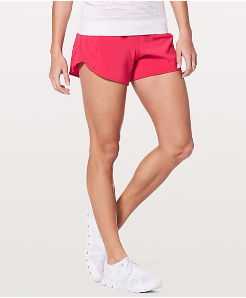 Today Hotty Hot Shorts, Shorts Lululemon, Real Quick, High Rise Shorts, Designer Shorts, Fuchsia Pink, Side Panels, Women's Shorts, Low Rise