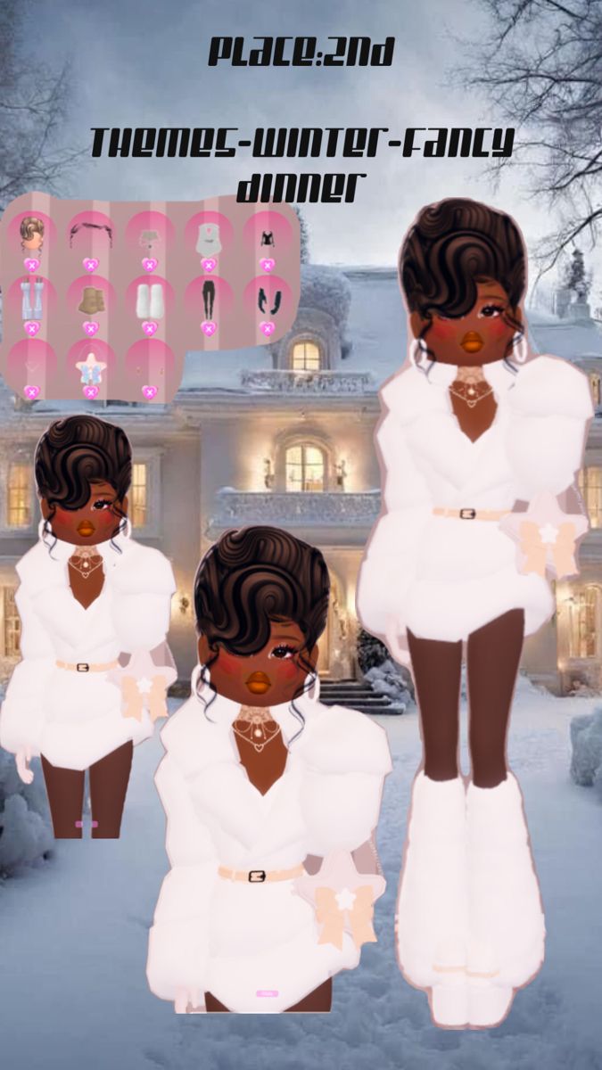 Fancy-fancy dinner-winter-etc Winter Dinner Outfit Dressy, Fancy Dinner Dress To Impress, Fancy Dinner Dress, Fancy Dinner Outfit, Dinner Winter, Winter Dinner Outfit, Codes Wallpaper, Decals Codes, Bloxburg Decals Codes Wallpaper