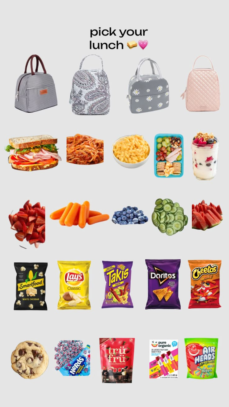 an image of some food items on a white background