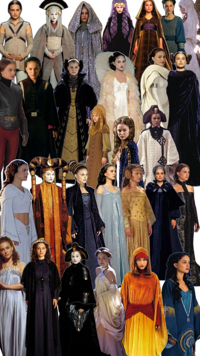 a collage of people dressed in costumes