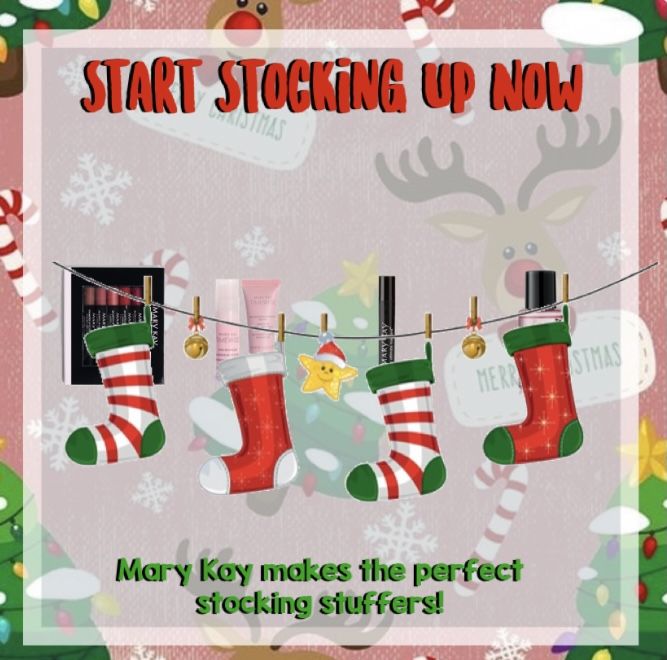 stockings hanging up now on a clothes line with santa's stocking saying, merry kory makes the perfect sock stuffing