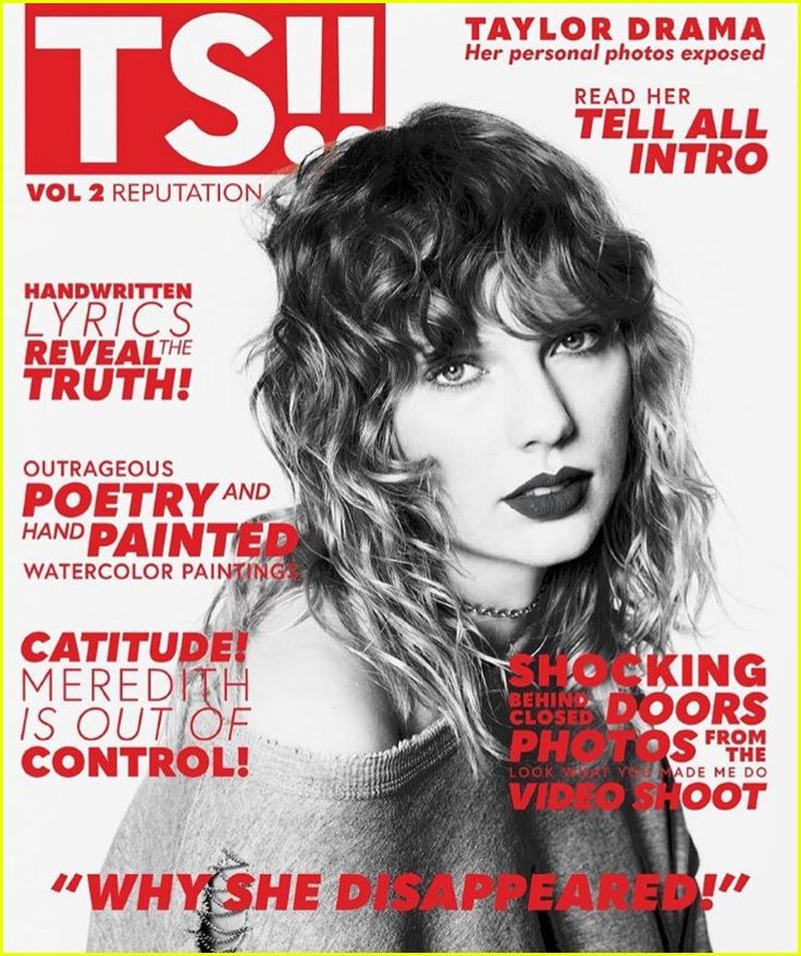 a magazine cover with taylor swift on the front