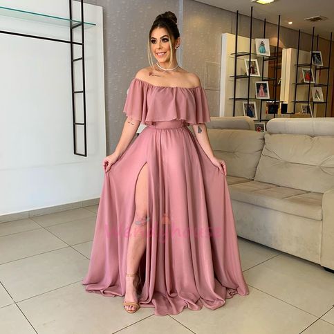 Blush pink chiffon long formal dress with off the shoulder.<br> Contact me: <b>wendy1990919@yahoo.com</b><br> <b>Shown Color: Blush Pink</b><br> <b>Fabric:Chiffon</b><br> 1. Besides the picture color, you can refer to our color swatch to choose any color you want. <br> 2. Besides stand size... Elegant Pink Chiffon Prom Dress, Elegant Pink Chiffon Dress For Prom Season, Formal Off-shoulder Chiffon Evening Dress, Pink Chiffon Bridesmaid Dress For Banquet, Pink Floor-length Chiffon Bridesmaid Dress, Pink Chiffon Bridesmaid Dress For Prom Season, Pink Chiffon Evening Dress For Prom, Pink Chiffon Dress For Prom Banquet, Pink Chiffon Dress For Banquet