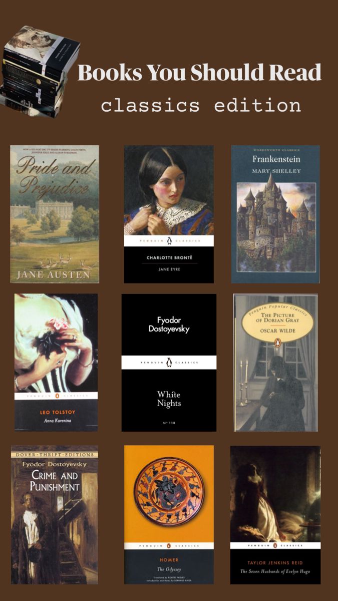 Classics, Classic books , dark academia Jane Eyre Book, Classic Literature Books, Pride And Prejudice Book, Books You Should Read, Self Development Books, Fantasy Books To Read, Unread Books, Recommended Books To Read, Top Books To Read