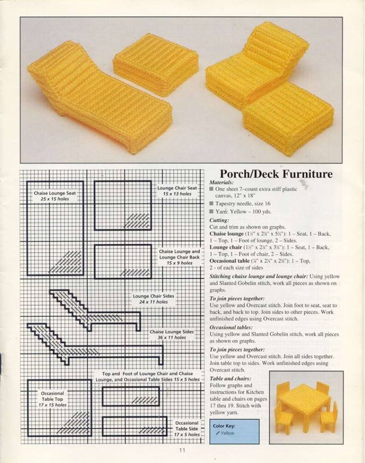 the instructions for how to make miniature furniture